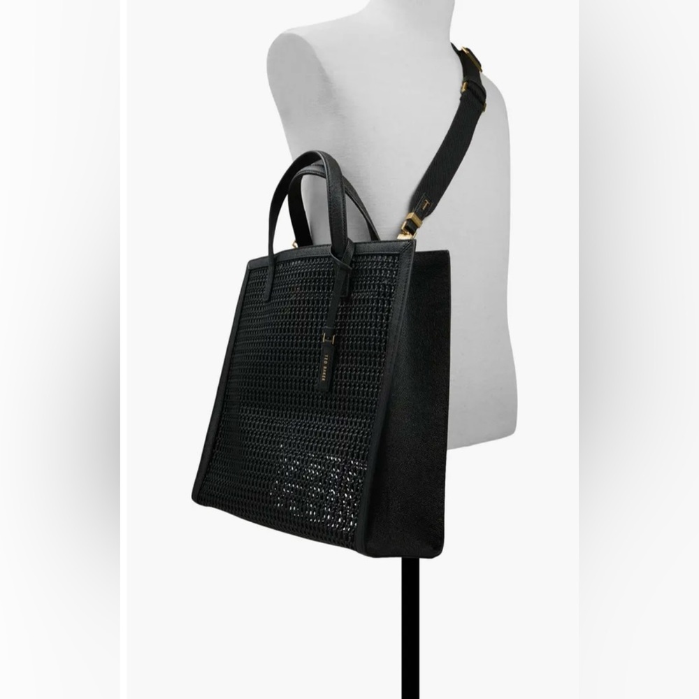 Ted Baker Charcoal Woven Tote - Flo June Tote Ted Baker London